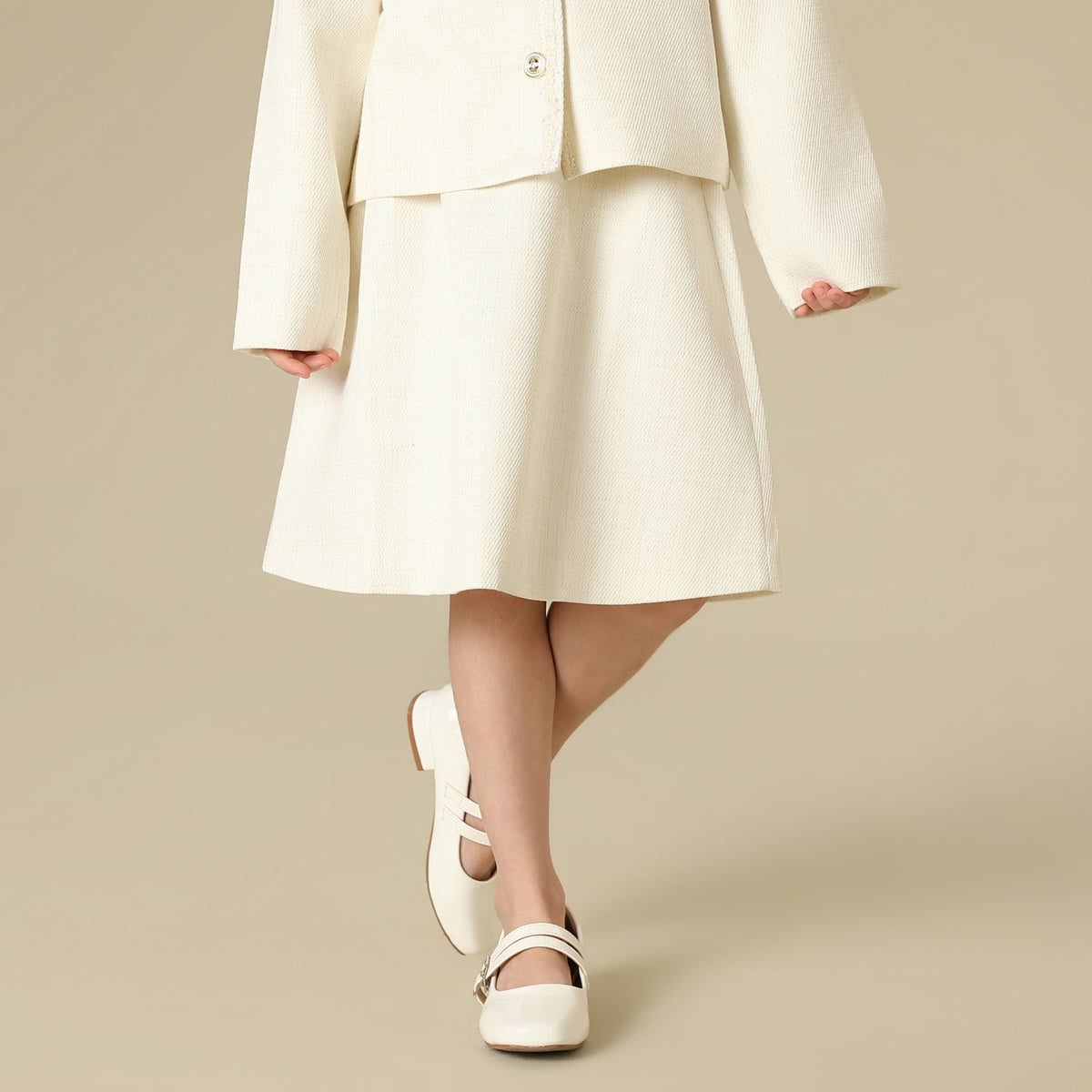 Solid Skirt For Girls