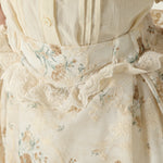 تنورة مزينة بنمط الزهور للبنات