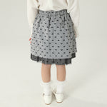 تنورة منقطة للبنات