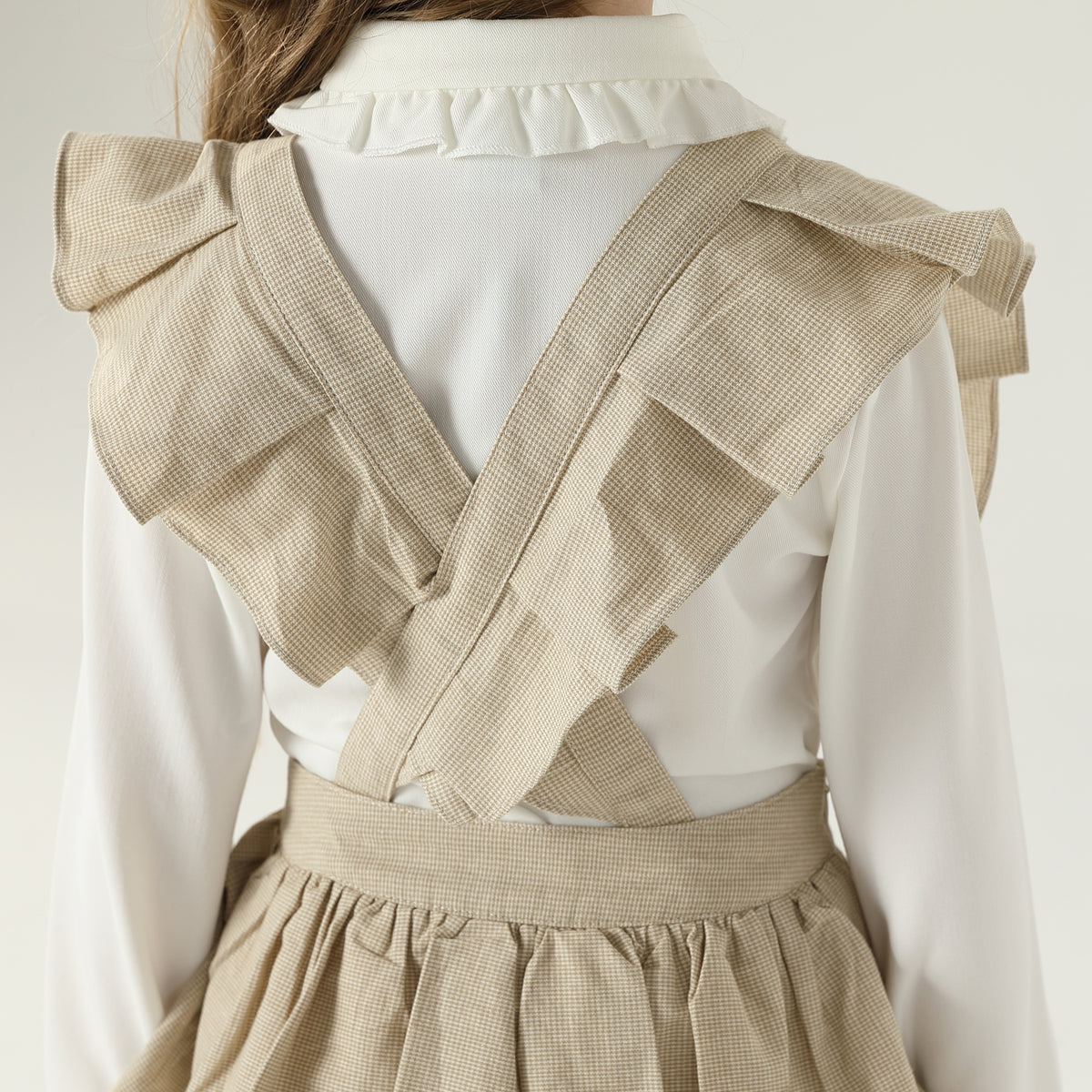 تنورة بحمالات كتف للبنات