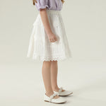 تنورة دانتيل للبنات