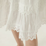 تنورة دانتيل للبنات