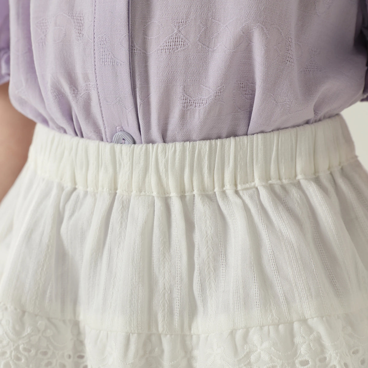 تنورة دانتيل للبنات