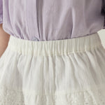 تنورة دانتيل للبنات