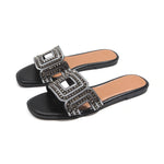 Black Casual Flat Shoes for Women Image