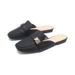 Black Casual Slippers for Women Image