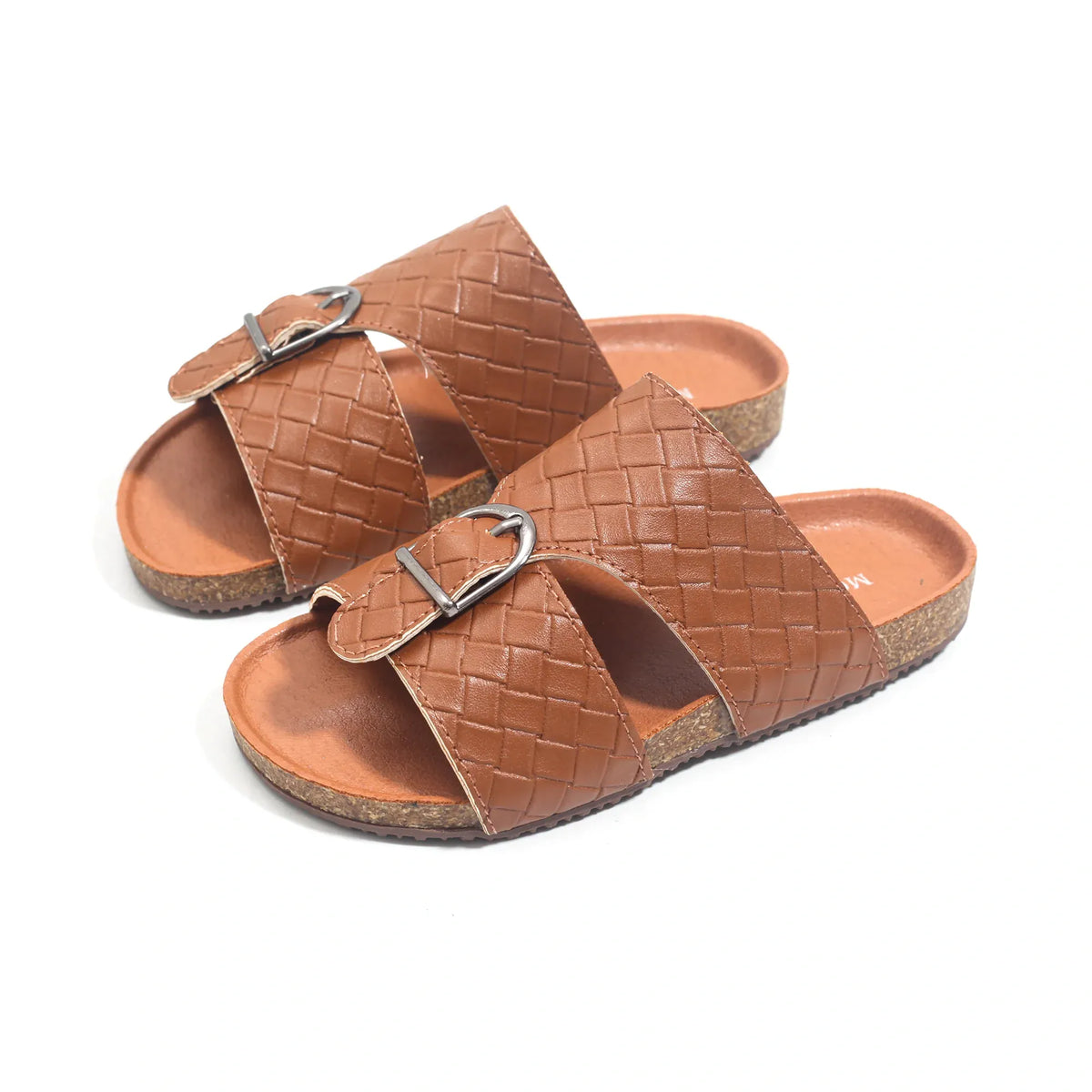 Brown Casual Slippers For Boys Image