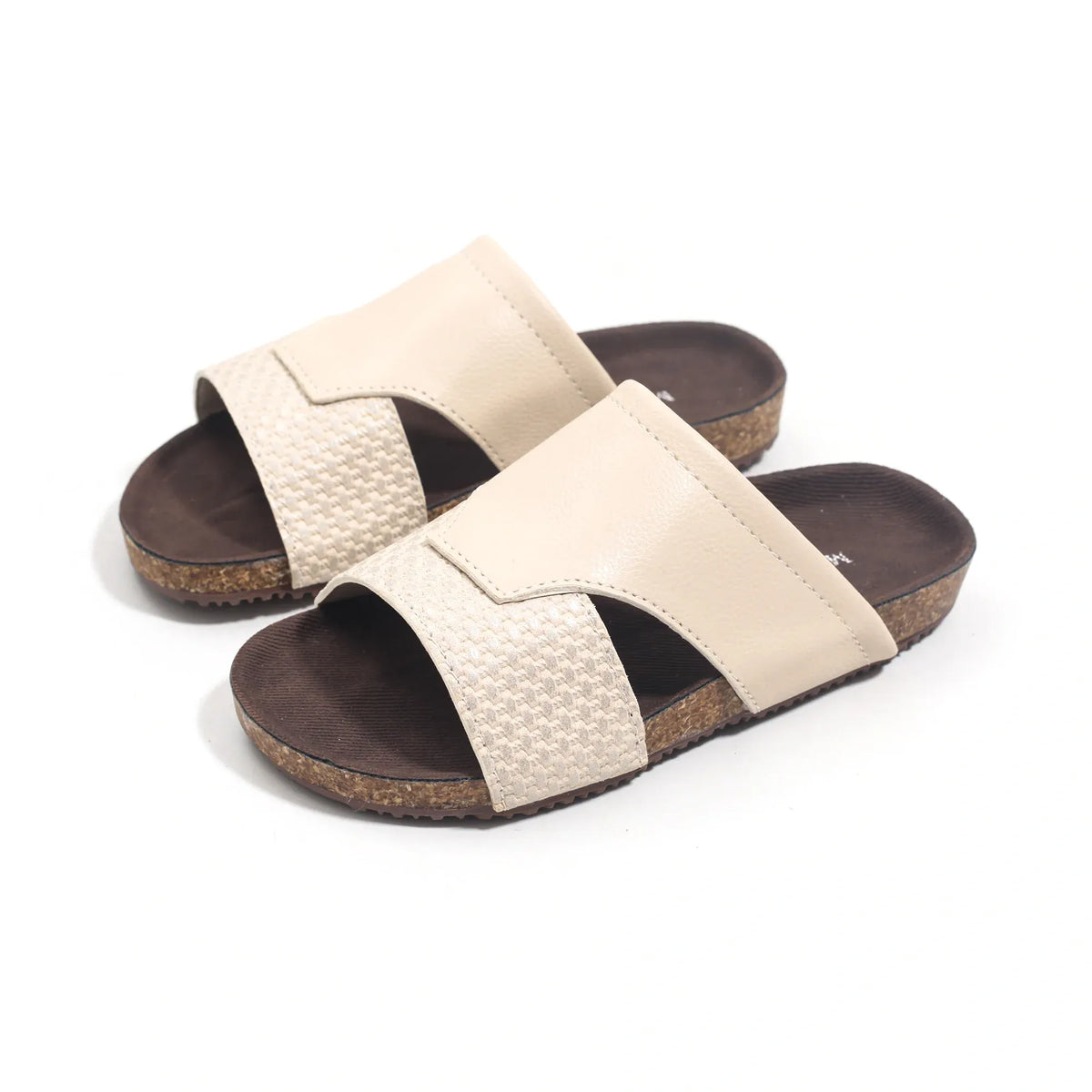 Beige Casual Slippers For Boys Image