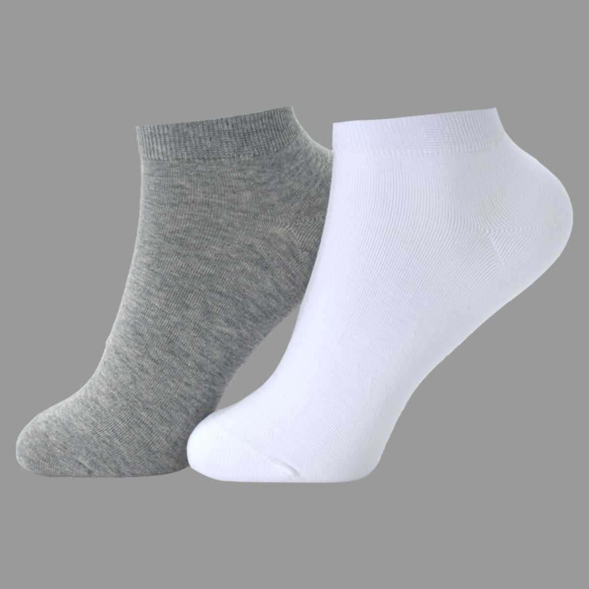 Free Gray White Socks-2Pc Image