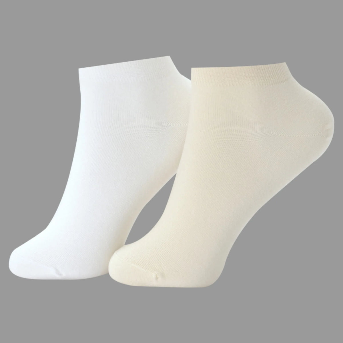 Free White Beige Socks-2Pc for Women Image