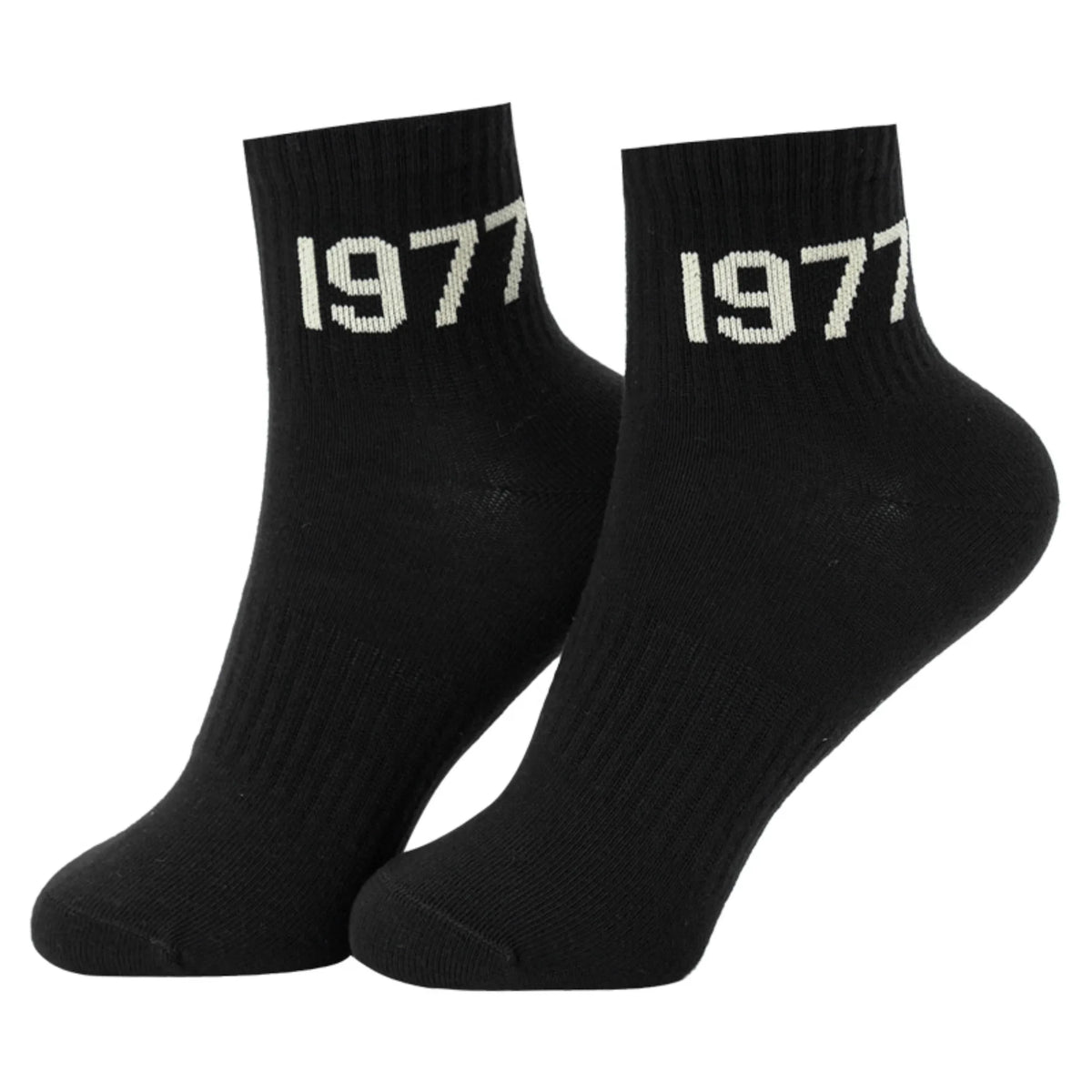 Free Black Printed Socks for Men Image