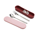 Free Red Spoon & Fork Set Image