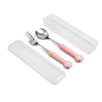Free Pink Spoon & Fork Set Image
