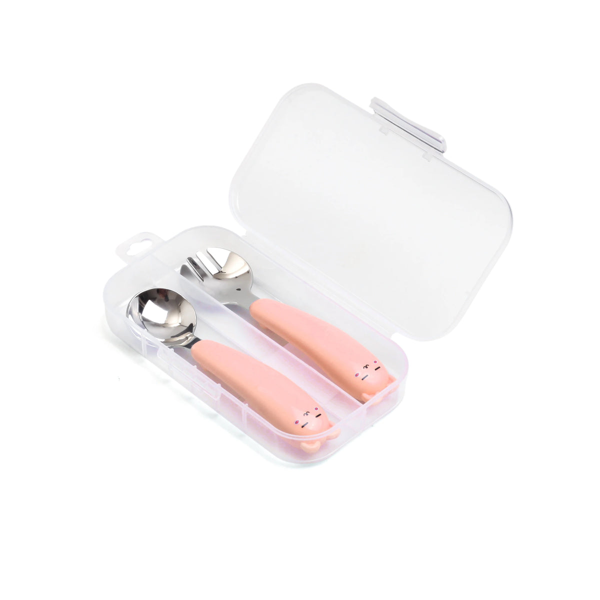 Free Pink Spoon & Fork Set Image