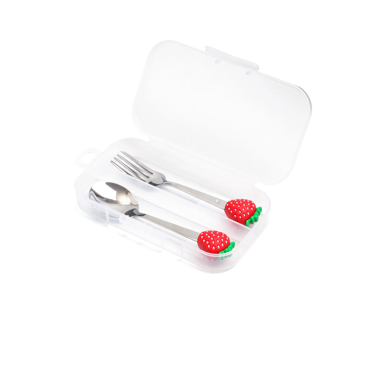 Free Red Spoon & Fork Set Image