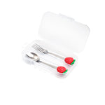 Free Red Spoon & Fork Set Image