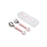 Free Pink Spoon & Fork Set Image