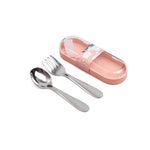 Free Orange Spoon & Fork Set Image