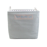 Free Blue White Storage Basket Image