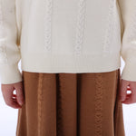 Casual Jacquard Sweater for Girls Image