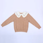 Casual Jacquard Sweater for Girls Image