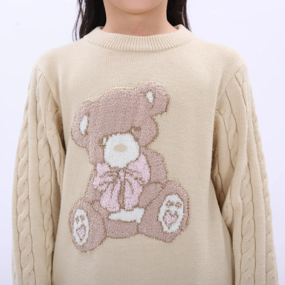 Casual Embroidery Pullover for Girls Image