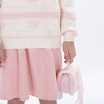 Casual Jacquard Sweater for Girls Image
