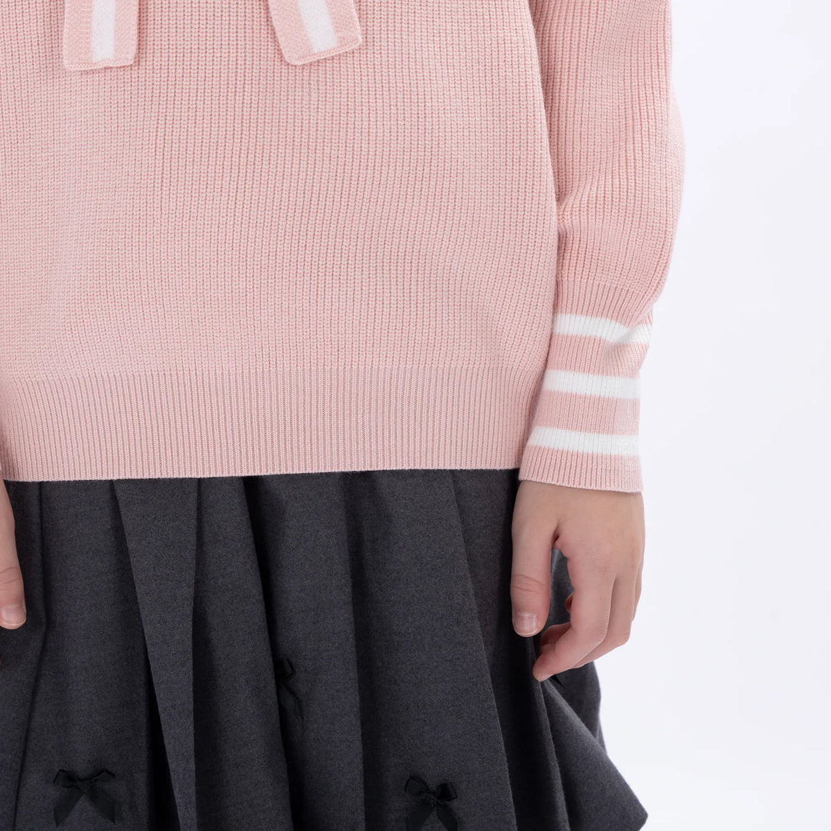 Casual Embroidery Sweater for Girls Image