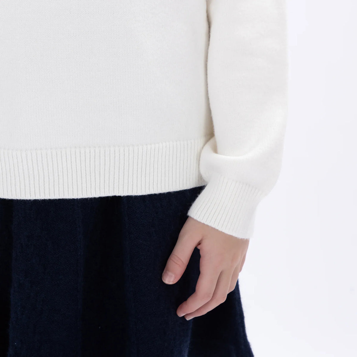 Casual Jacquard Sweater for Girls Image