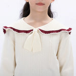Casual Jacquard Sweater for Girls Image
