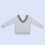 Casual Color-Blocked Sweater for Boys Image