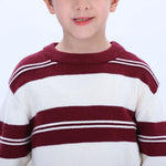 Casual Striped Sweater for Boys Image