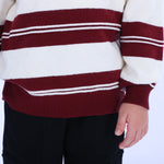Casual Striped Sweater for Boys Image