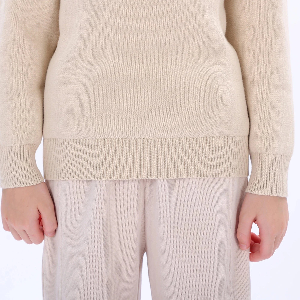 Casual Printed Sweater for Girls Image