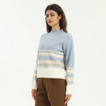 Elegant Color-Blocked Sweater for Women Image