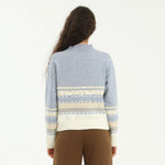 Elegant Color-Blocked Sweater for Women Image