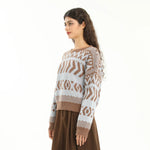 Elegant Jacquard Sweater for Women Image