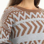 Elegant Jacquard Sweater for Women Image