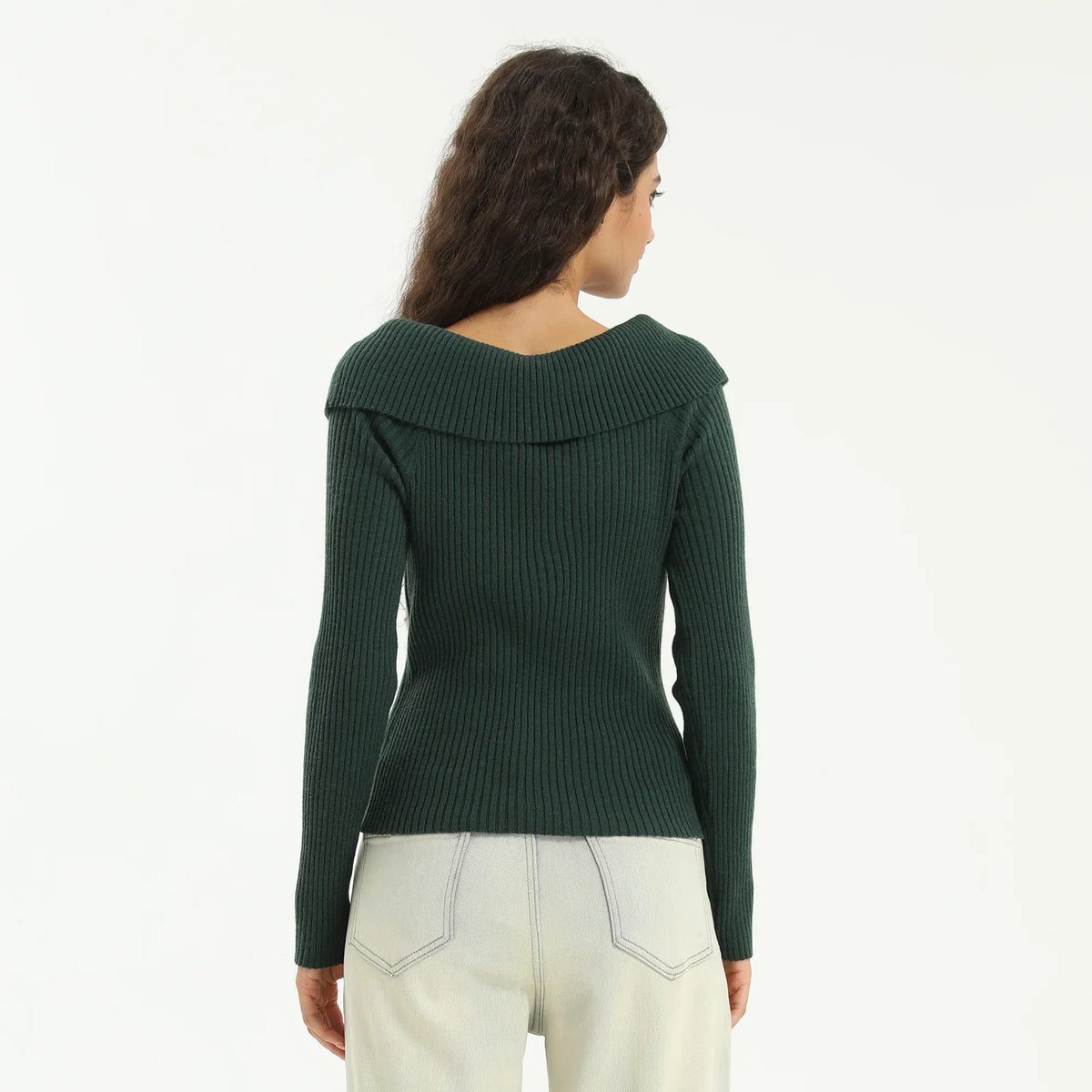 Elegant Plain Sweater for Women Image