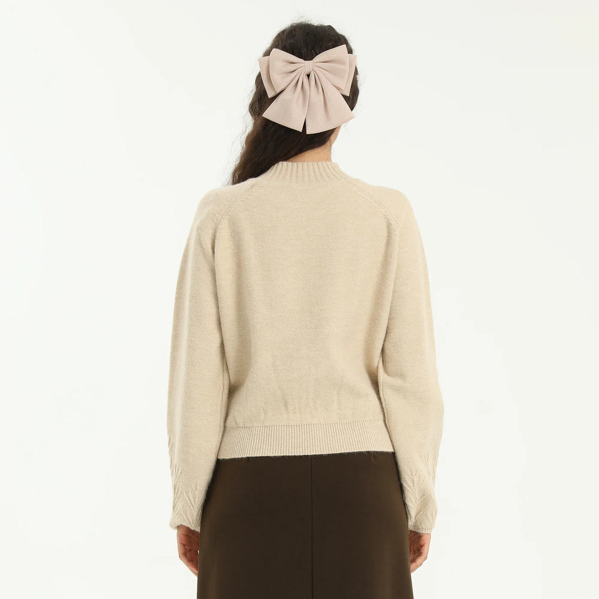 Elegant Jacquard Sweater for Women Image