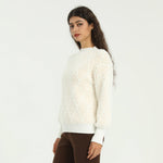 Elegant Jacquard Sweater for Women Image