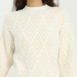 Elegant Jacquard Sweater for Women Image