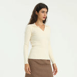 Elegant Plain Sweater for Women Image