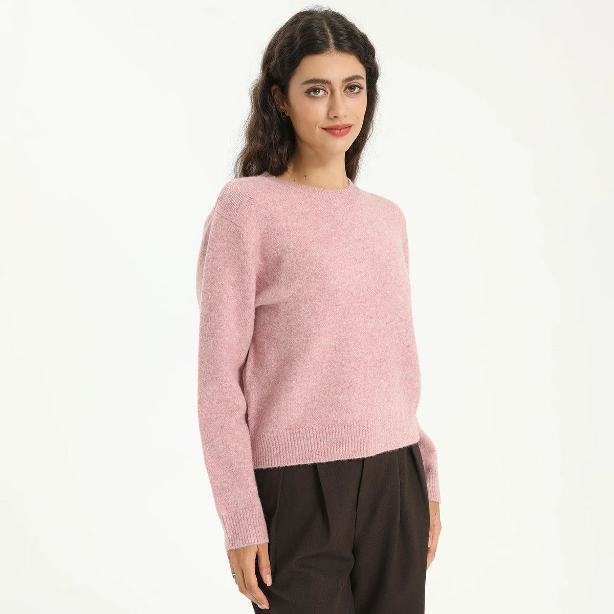 Elegant Solid Sweater for Women Image