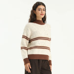 Elegant Striped Sweater for Women Image