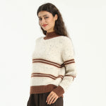 Elegant Striped Sweater for Women Image