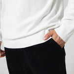 Casual Plain Sweater for Men Image