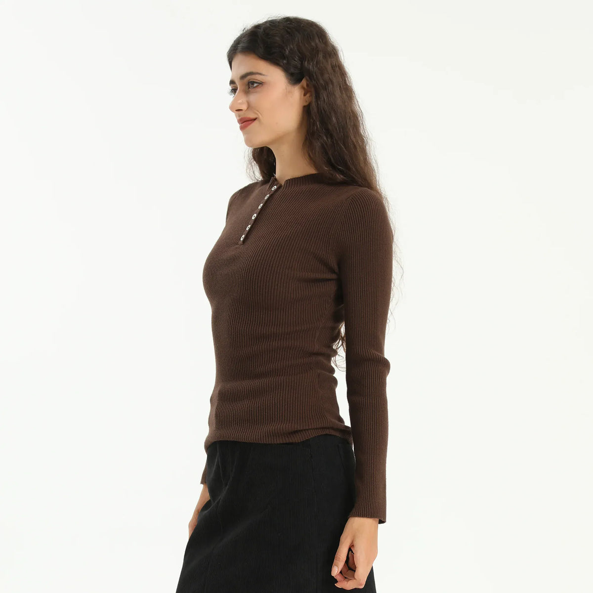 Elegant Plain Sweater for Women Image