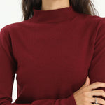 Elegant Plain Sweater for Women Image