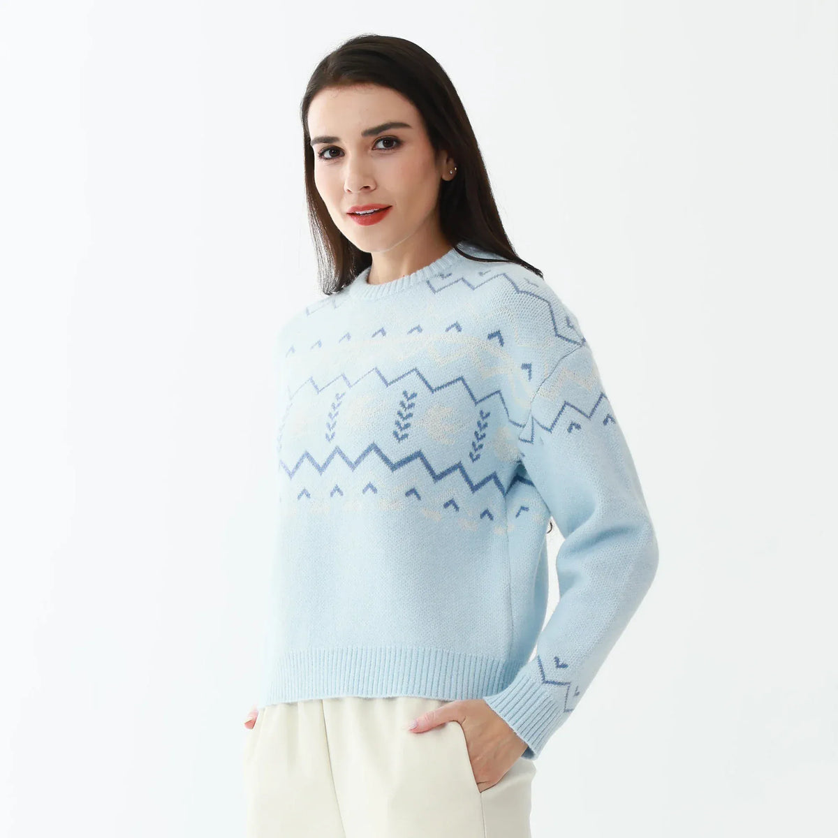 Elegant Embroidery Sweater for Women Image
